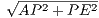 √AP--2 +-PE2